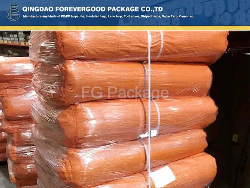 Строительный брезент с полиэтиленовой изоляцией