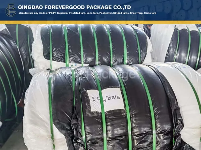 Белый изолированный брезент 2 слоя x 3 мм