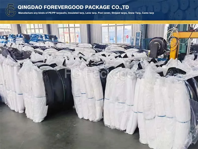 Белый изолированный брезент размером 12x20 футов, 3 слоя x 4 мм