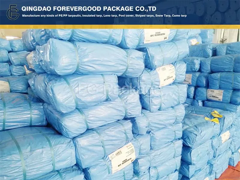 Легкий синий PE брезентовый лист