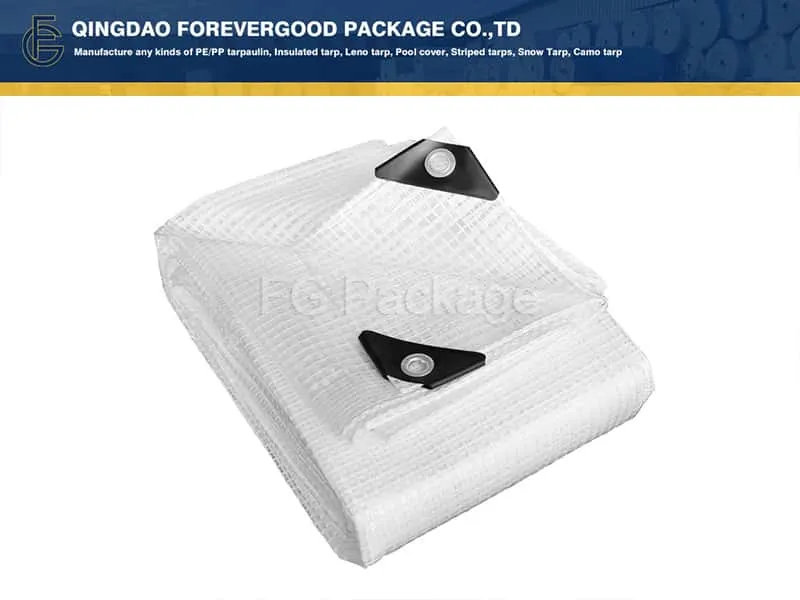 LENO Брезентовый лист черный уголок